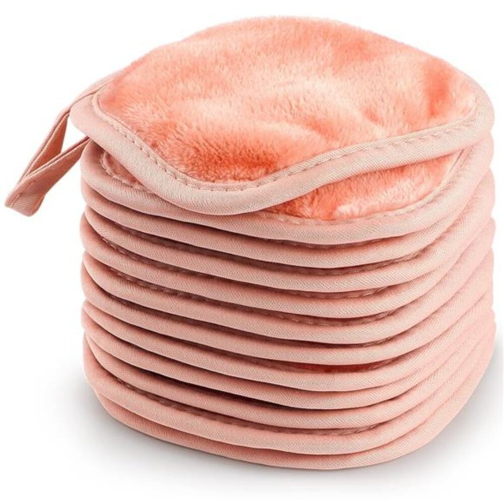 Makeup Remover Cloth 12 Pack, Reusable Pads